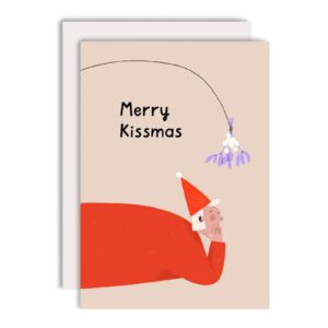 Klappkarte 'Kissmas Santa' Anna Katharina Jansen
