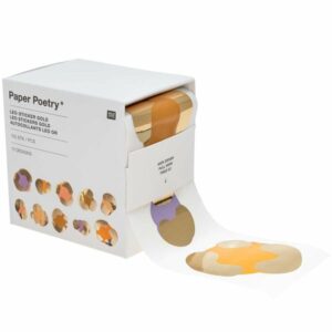 PAPER POETRY Sticker 'Acid leo gold'