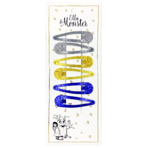 HAARSPANGEN 'GLITTER CLIP GOLD' Ella Monster