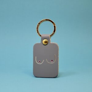 Boobs Schlüsselanhänger 'Lilac Grey'