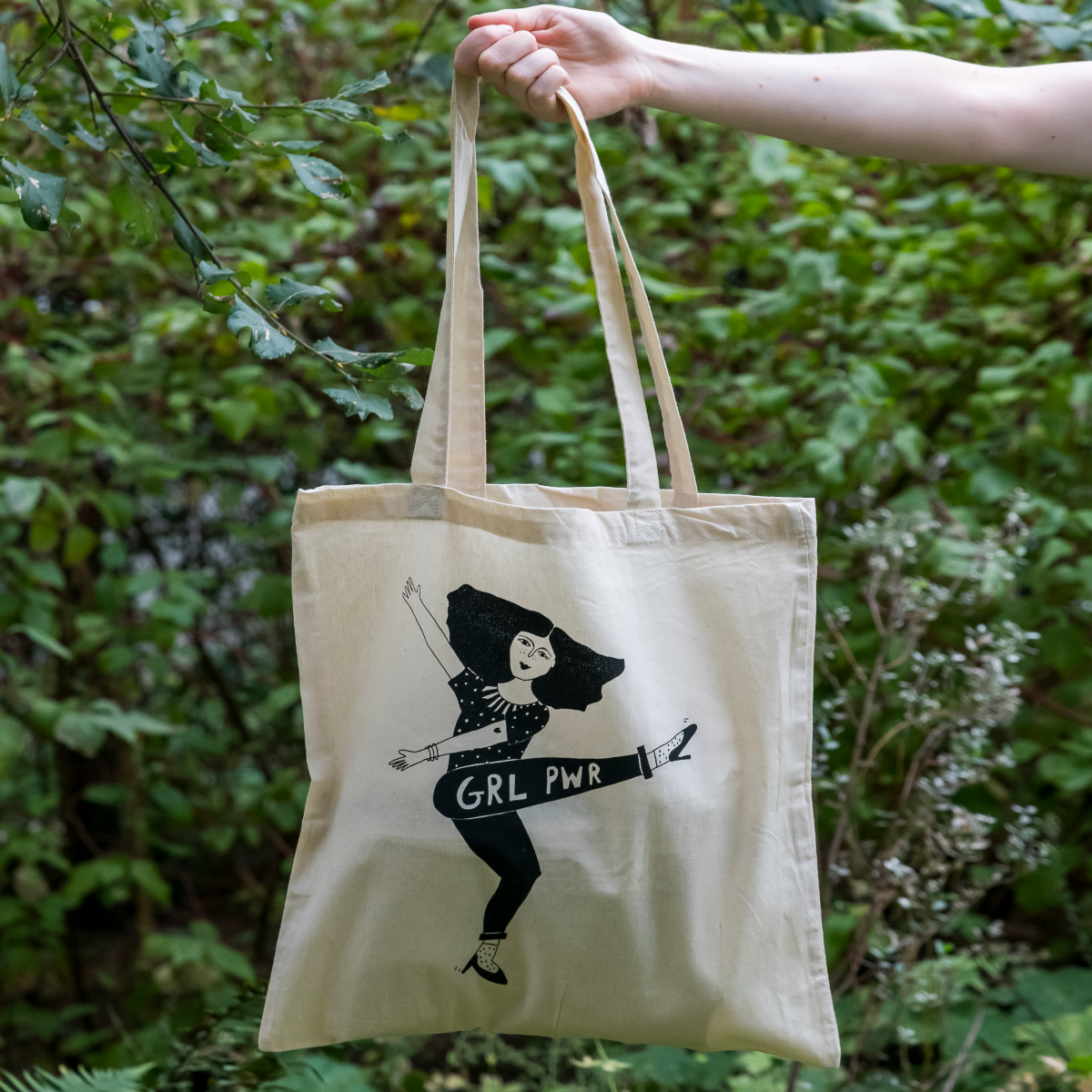 helen b Totebag 'GRL PWR' – Bild 2