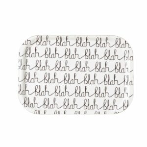 Donna Wilson Mini Tablett ' Blah Blah '