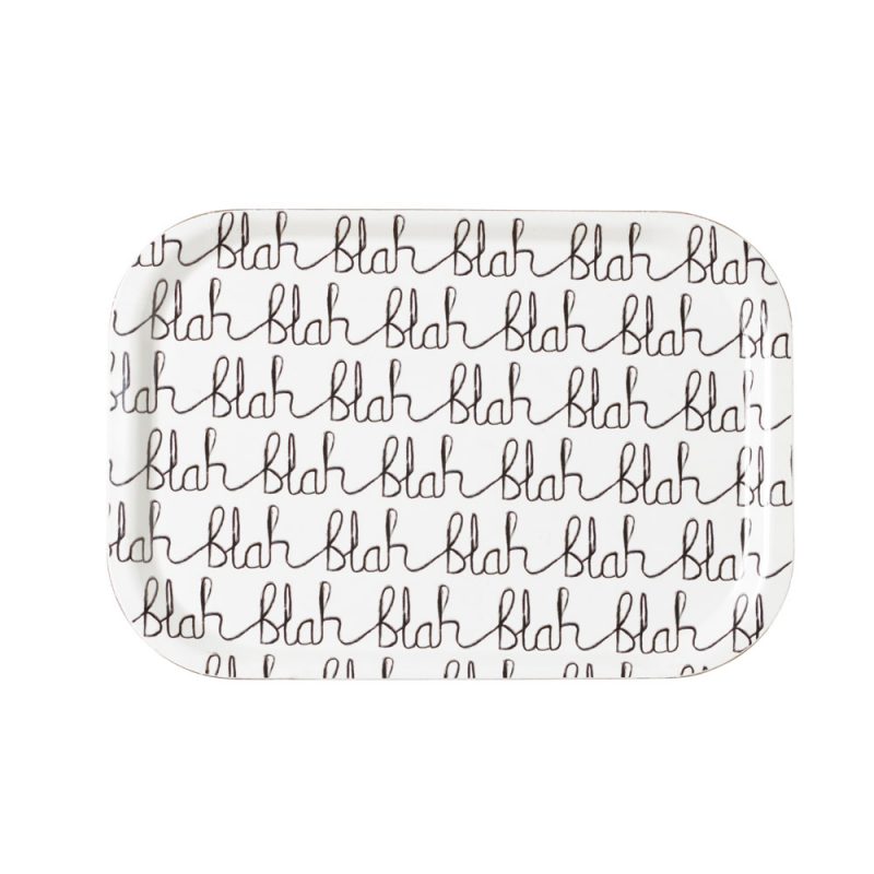 Donna Wilson Mini Tablett ' Blah Blah '