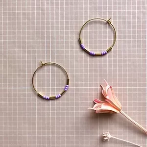 Ohrringe Circle "Maivi" - Lilac Studiobloom