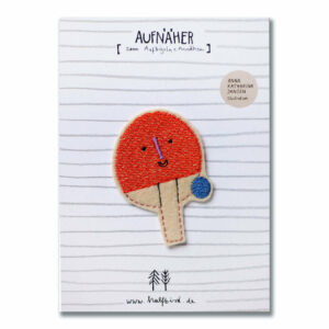 Aufnäher 'Tischtennisschläger' von Halfbird