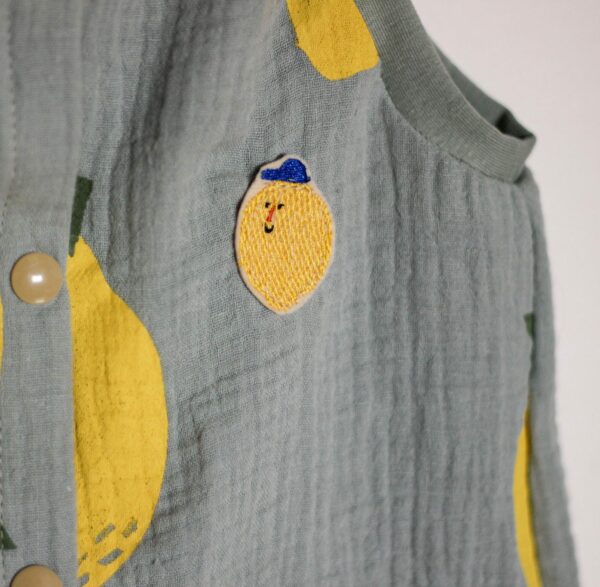 Aufnäher Set 'Zitrone, Herz, Vogel' von Halfbird – Bild 3