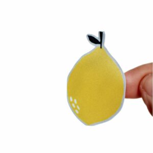 Reflektierender Sticker 'Zitrone'-3er Set