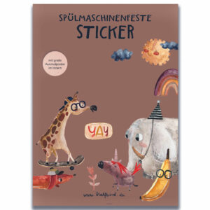 Spülmaschinenfeste Sticker 'Allerlei' Halfbird