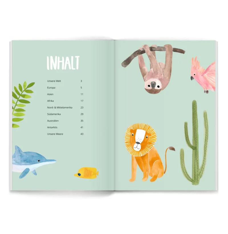 Atlas für Kinder 'Mein großer bunter Tieratlas' – Bild 4