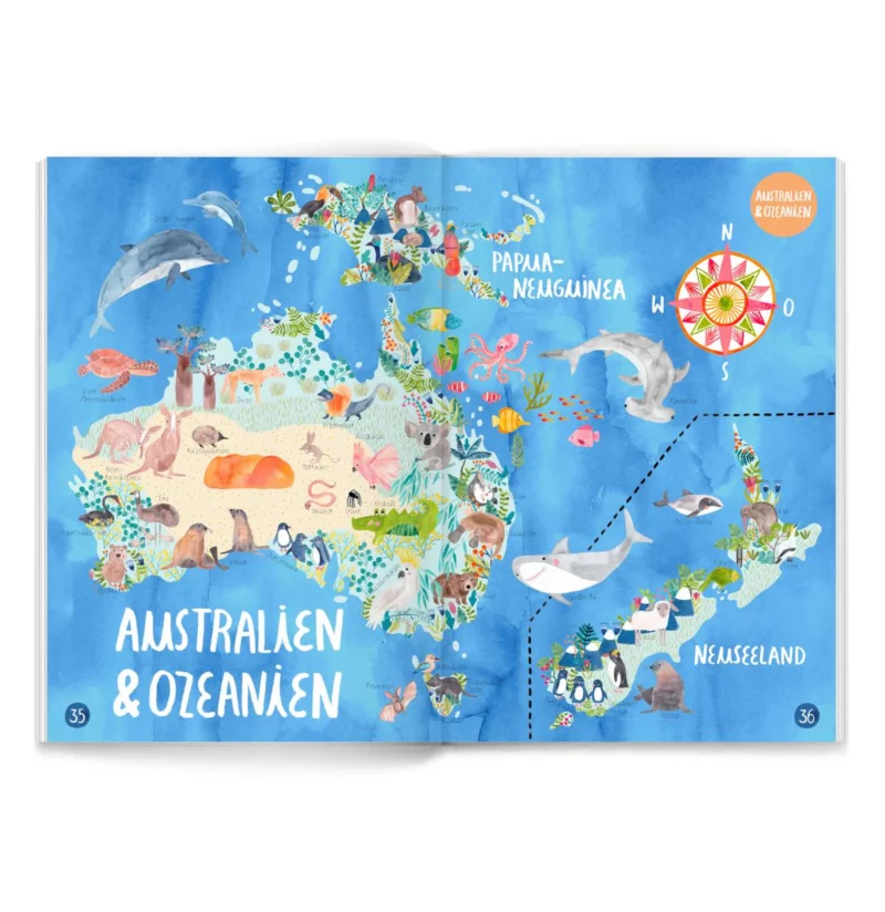 Atlas für Kinder 'Mein großer bunter Tieratlas' – Bild 3