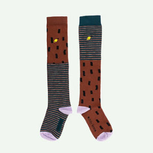 Sticky Lemon Kniestrümpfe 'golden stripes | edison teal'