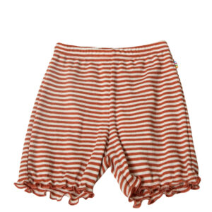 Joha Shorts Wolle Seide 'Rot gestreift'