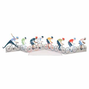 Concertina Karte 'Cycling' MeriMeri