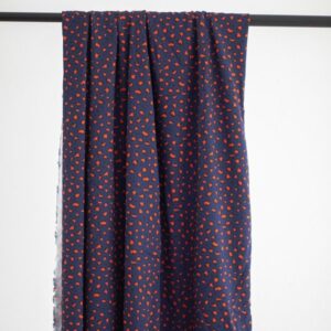 Viskoserock 'MiniLeo blau' Midilänge