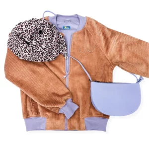 Bomberjacke Breitcord 'Leberwurst/flieder'