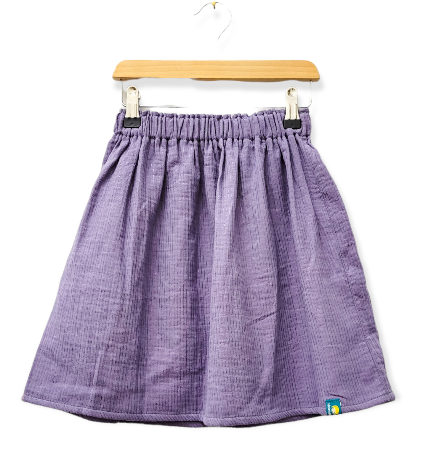 Musselinrock 'Lurexfäden flieder'