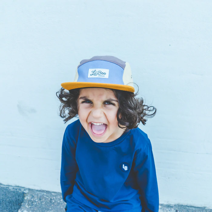 Lil' Boo Kappe 'Block Caramel 5 Panel' – Bild 5