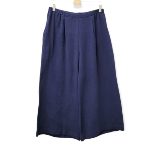 Culotte Musselin Damen dunkelblau