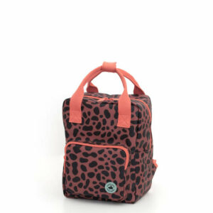 Rucksack klein 'Jaguar Spots Pink | Studio Ditte'