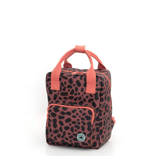 Rucksack klein 'Jaguar Spots Pink | Studio Ditte'