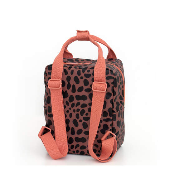 Rucksack klein 'Jaguar Spots Pink | Studio Ditte' – Bild 2