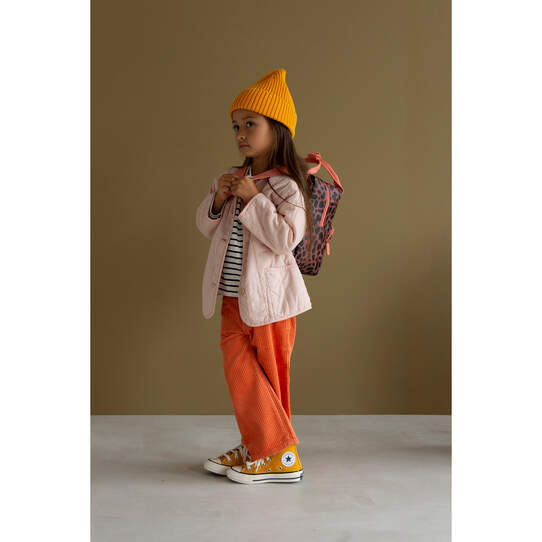 Rucksack klein 'Jaguar Spots Pink | Studio Ditte' – Bild 4