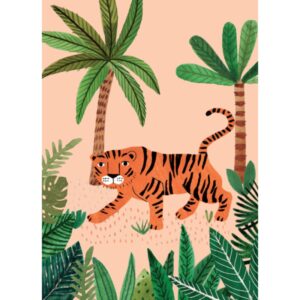 Petit Monkey Postkarte 'Savannah Tiger'