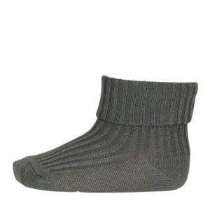 MP Denmark Baumwolle Ripp Baby Socken 'Agave Green'
