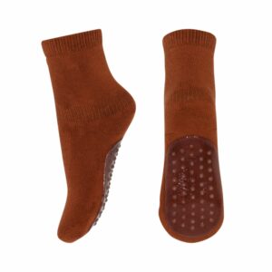MP Denmark Anti-Slip Baumwolle Socken 'Root Beer'