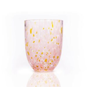 Anna von Lipa Confetti Tumbler 'Rosa+Yellow'