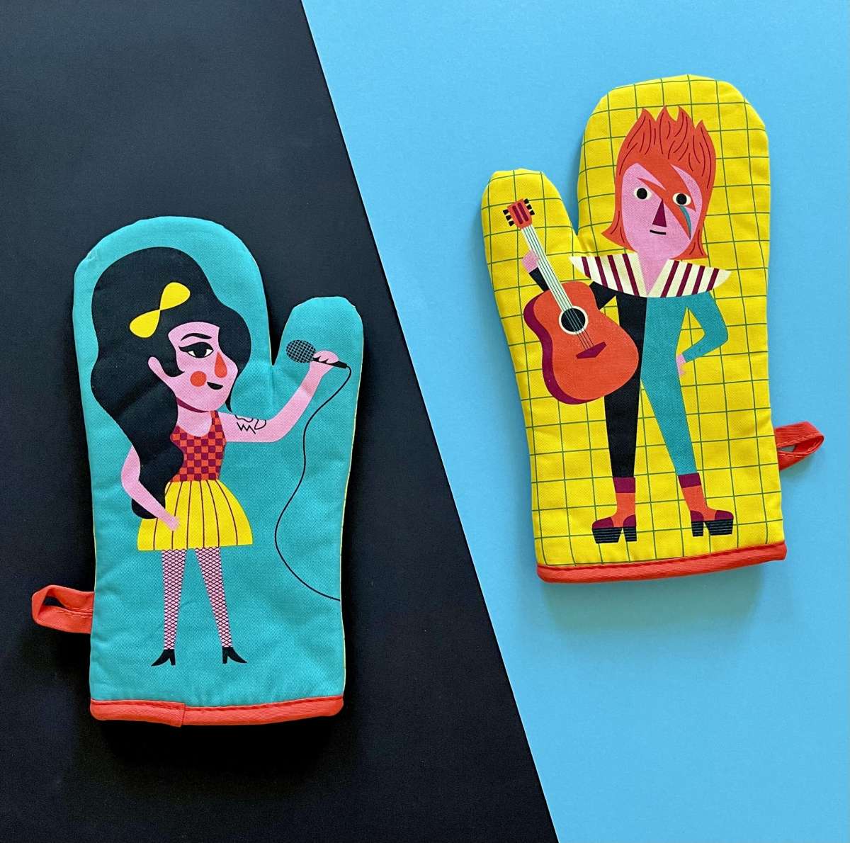 Ofenhandschuh 'Rockstars' Omm Design