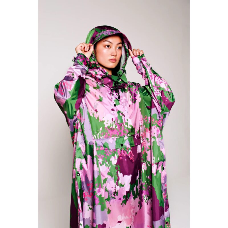 Rainkiss Regenponcho 'Digi Spring Camo'