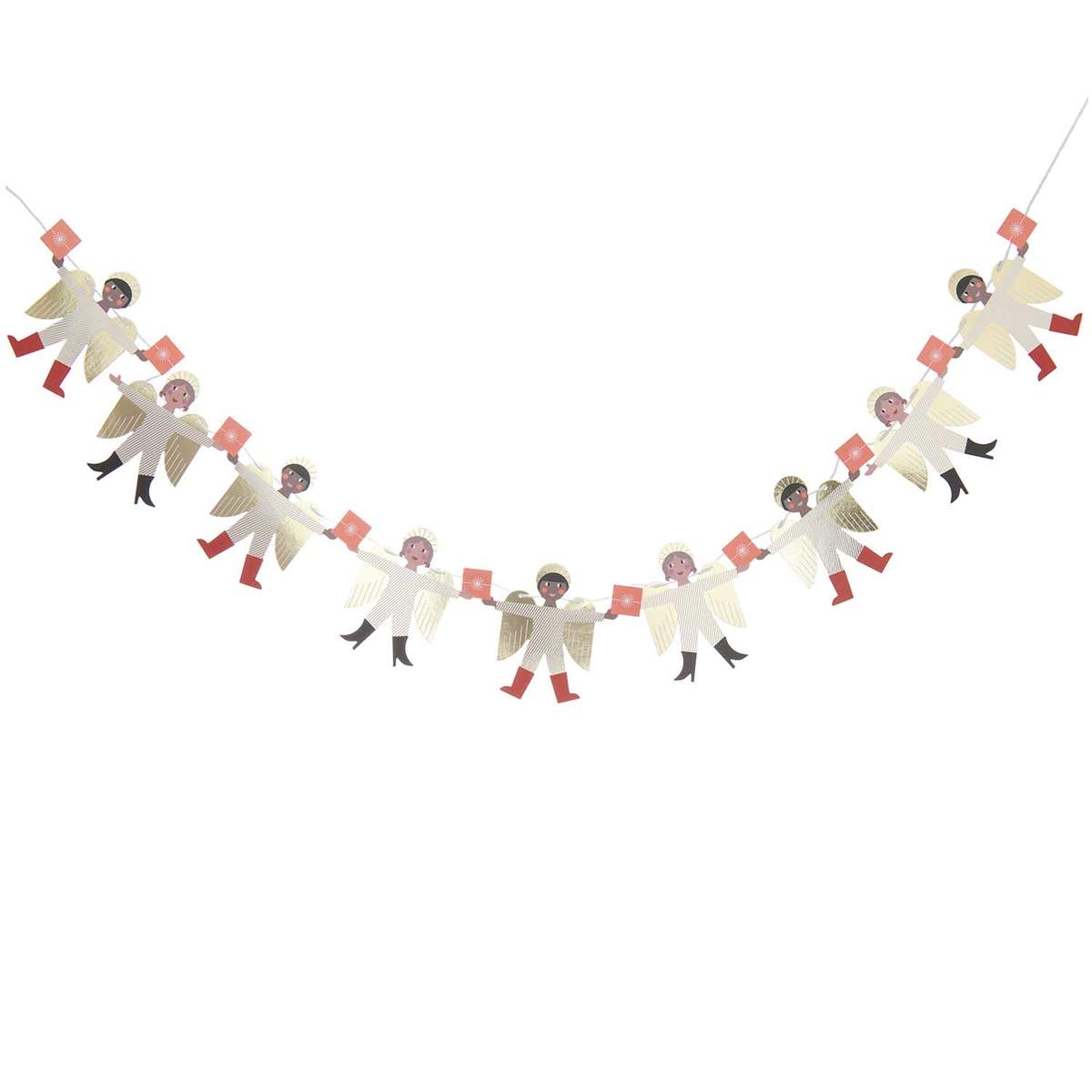 Paper Poetry Genähte Girlande Engel 3m – Bild 3