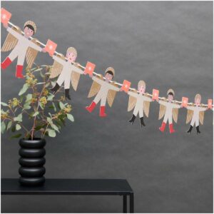 Paper Poetry Genähte Girlande Engel 3m