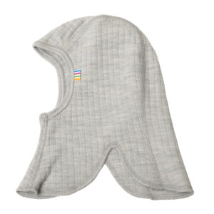 Joha Schlupfmütze Merinowolle 'eisgrau'