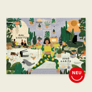 Puzzle 'Good Habits, Bad Habits' von Y.Illustrations - 1000 Teile' Wonderpieces