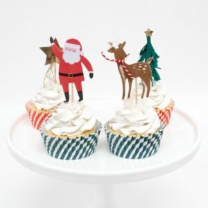 Cupcake-Set 'Festive Icon' MeriMeri Weihnachten