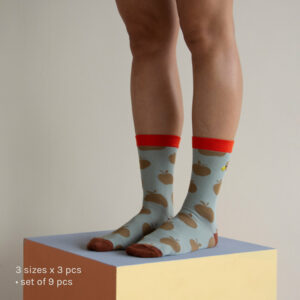 Sticky Lemon Socken 'apples | pool green+ leaf green' (in versch.Größen)