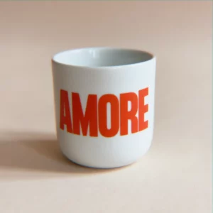 Navucko Porzellanbecher 'AMORE'