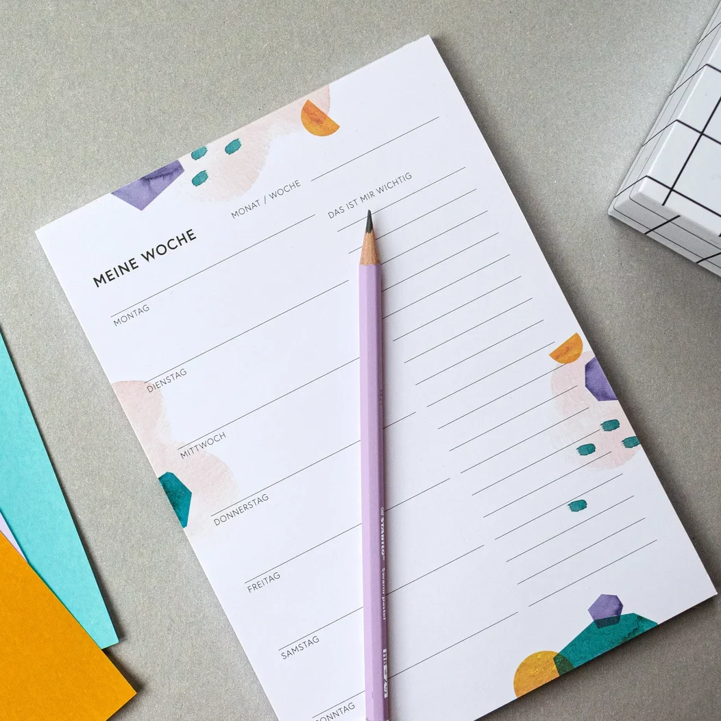Meine Woche / Wochenplaner / DIN A5 50Blatt /Studio Sandrine – Bild 3