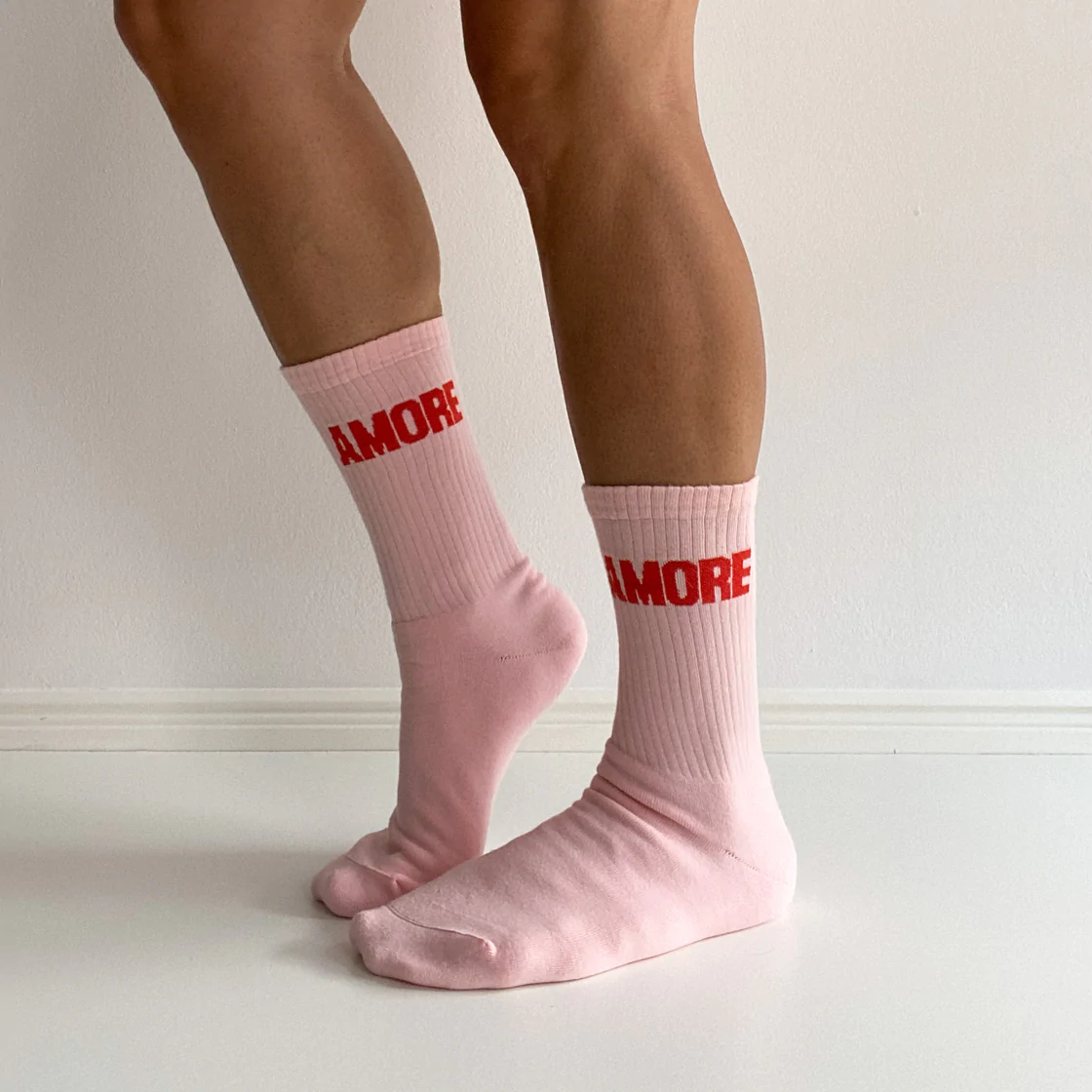 Navucko Socken 'AMORE' rosa