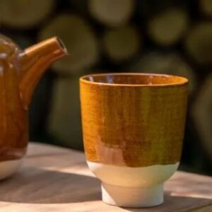 Rutunda M Becher Dotted Clay pumpkin Kinta