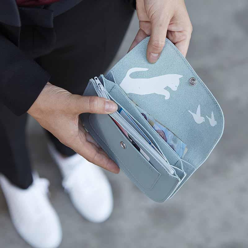 Portemonnaie 'Cat Chase Medium' von Keecie verschiedene Farben – Bild 9