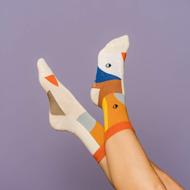 nice socks 'lookilook / yellow' nicenicenice