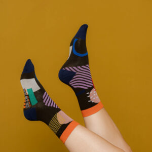 nice socks 'graphic / brown' nicenicenice