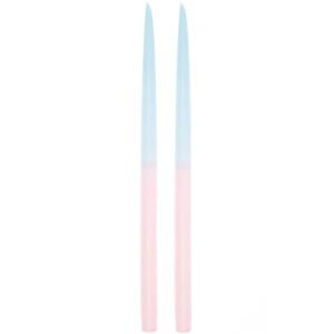 YEY! Let's Party Spitzkerzen 'Dip Dye / blau/rosa'