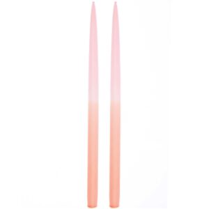 YEY! Let's Party Spitzkerzen 'Dip Dye / rosa/orange'