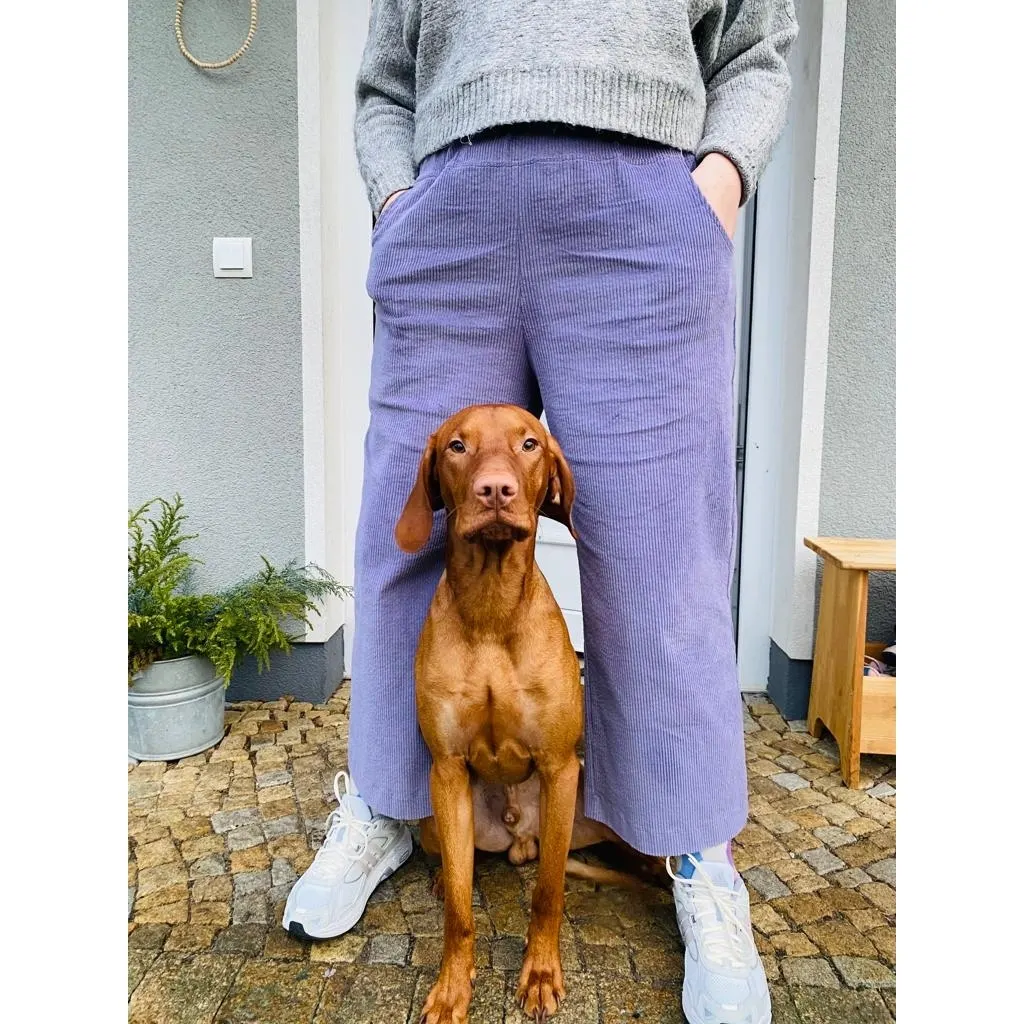 CORDULA Cord Culotte Ladies mittelblau – Bild 2