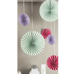 YEY! Let's Party Fächer 'Pastell / 3 Stück'