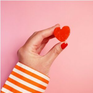 Coucou Suzette Mini Haarklammer 'Heart'